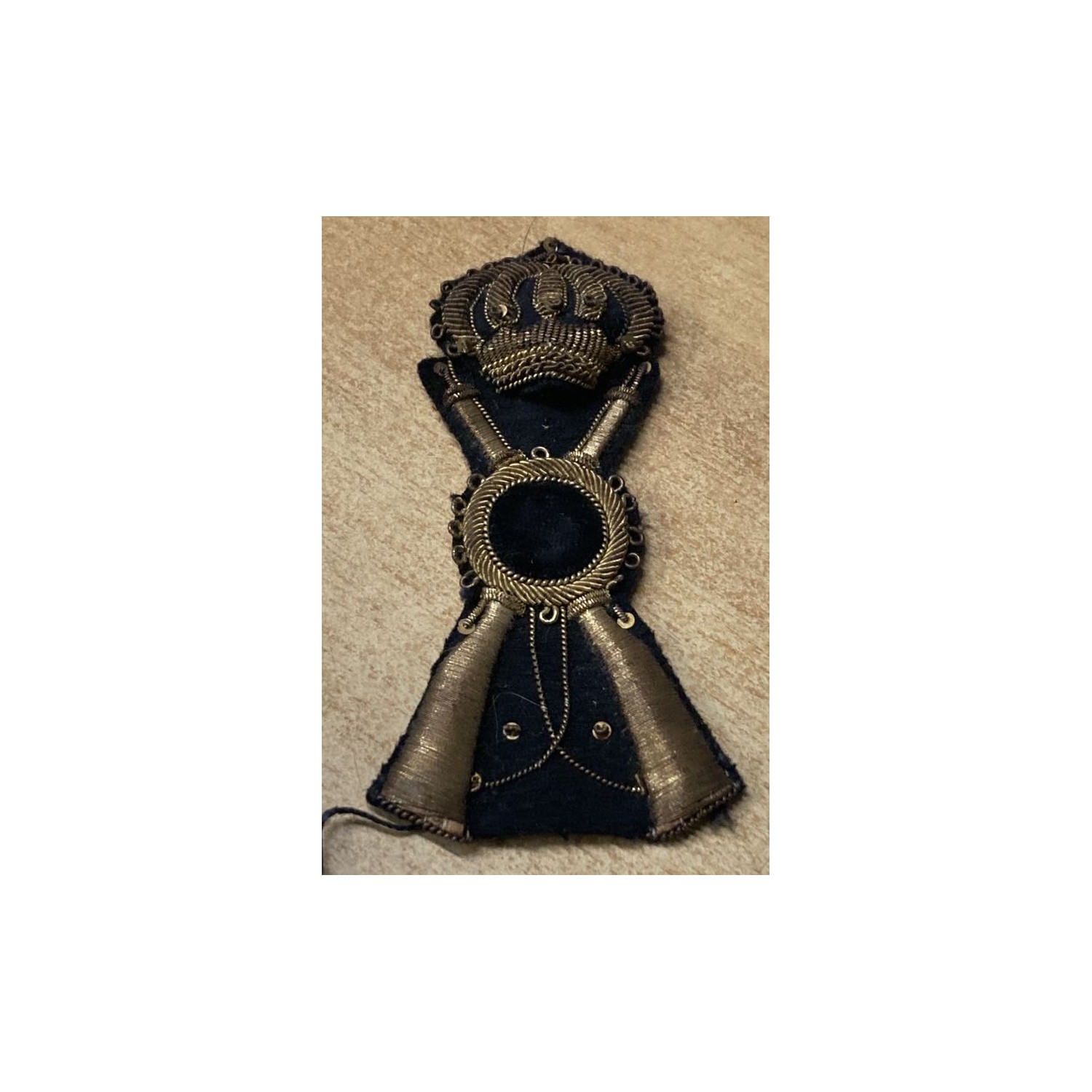 Beautiful frieze for grand evening uniform headdress M34