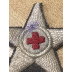Italian EM Military Red Cross hat front badge