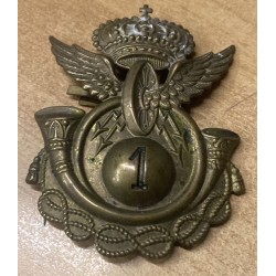 Fregio metallico per casco tropicale  1° Autoparco