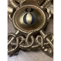 Stupendo fregio da colbacco 8° Rgt Lancieri MONTEBELLO  post 34