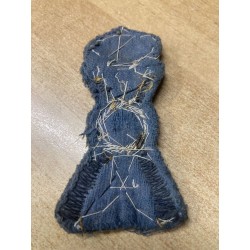 Fregio da copricapo su fondo grigioverde Ufficiale Fanteria M34