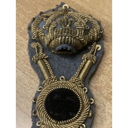 Superbo fregio da Ufficiale Rgt Fanteria Regio Eercito M34 , perfetto !!