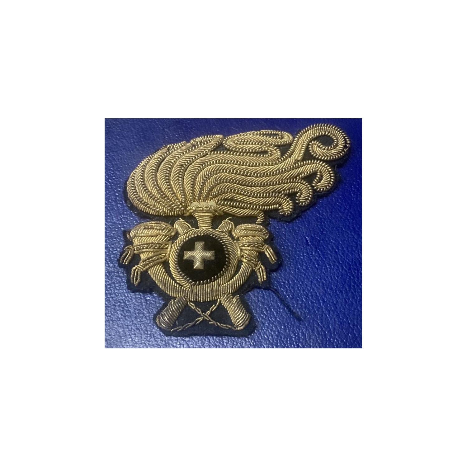 Stupendo fregio per copricapo 1895 da Ufficiale dei Bersaglieri