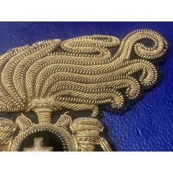 Stupendo fregio per copricapo 1895 da Ufficiale dei Bersaglieri