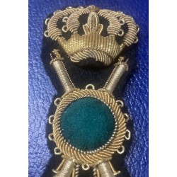 Splendido fregio da Ufficiale della Guardia alla Frontiera per la Grande Uniforme M34