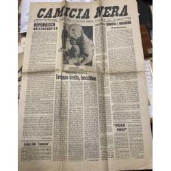 Rivista CAMICIA NERA giornale per la GNR Guardia Nazionale Repubblicana