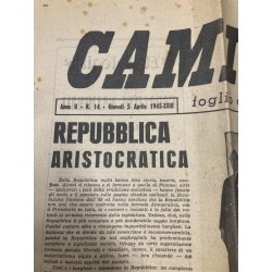 Rivista CAMICIA NERA giornale per la GNR Guardia Nazionale Repubblicana