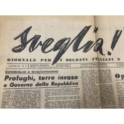 Newspaper SVEGLIA ! 9 February 1945 RSI
