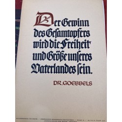 Wochenspruch der NSDAP...