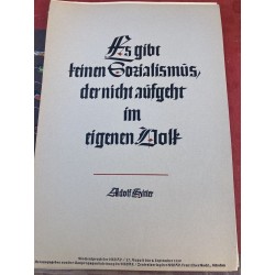 Wochenspruch der NSDAP  Zentralverlag der NSDAP , Settembre 1939