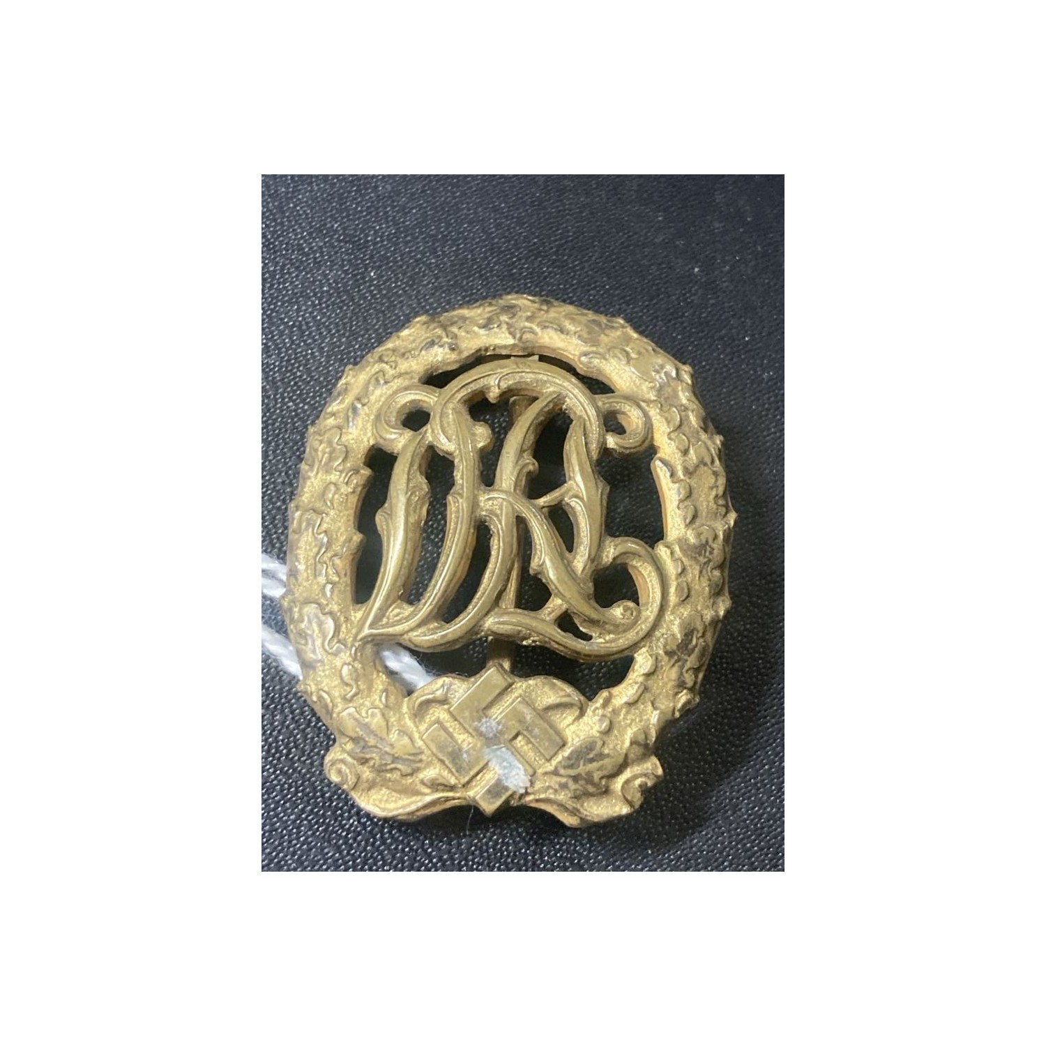 WWII Rare NAZI DRL Sports Badge for Disabled- Gold