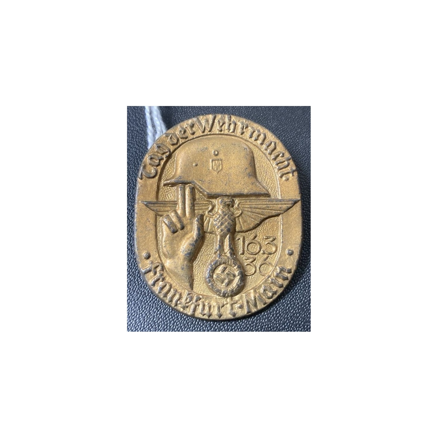 German WWII Tag Der Wehrmacht Tinnie, Frankfurt-Main 1936