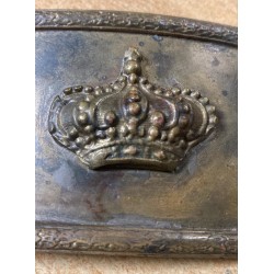 Fibbia in bronzo periodo Carlo Alberto 1810/15 Guardia del Corpo