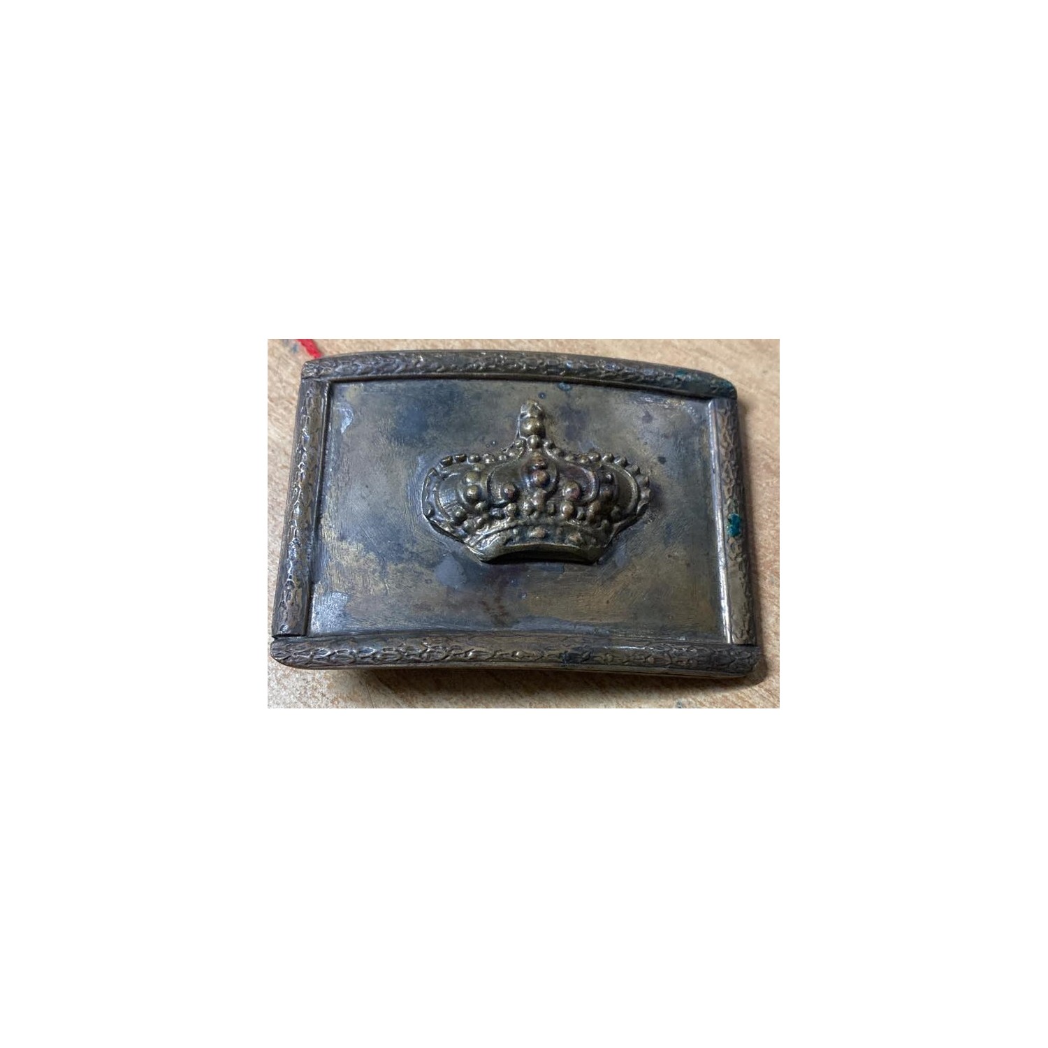 Fibbia in bronzo periodo Carlo Alberto 1810/15 Guardia del Corpo