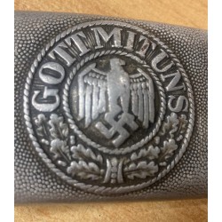 Heer buckle, pre-war aluminum model, 1937