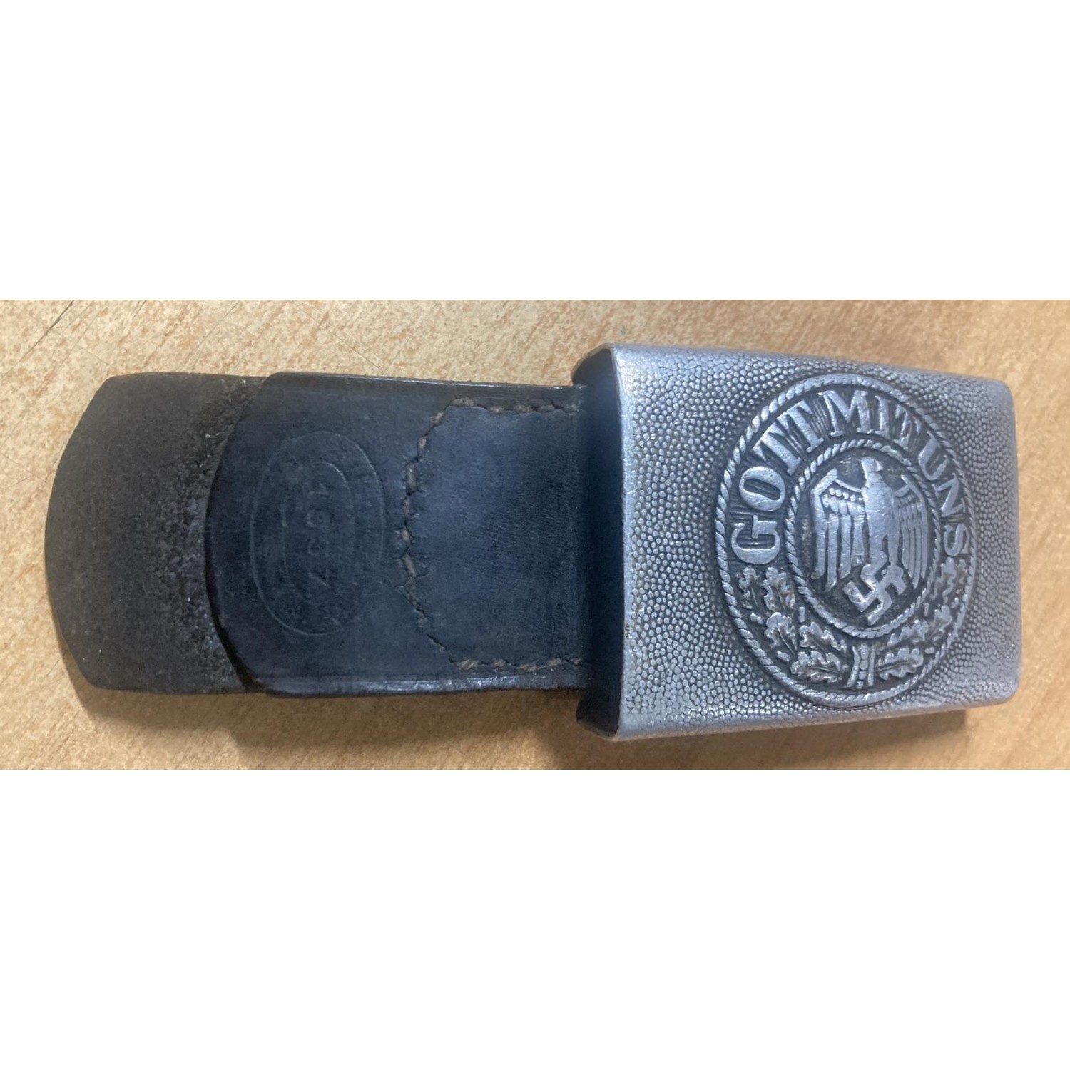 Heer buckle, pre-war aluminum model, 1937