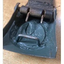 Fibbia in ferro Luftwaffe marcata b H. Aurich Dresden 1942