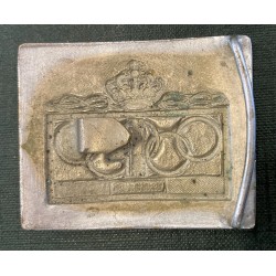 Very rare CONI buckle from the 1930s Italian National Olympic Committee