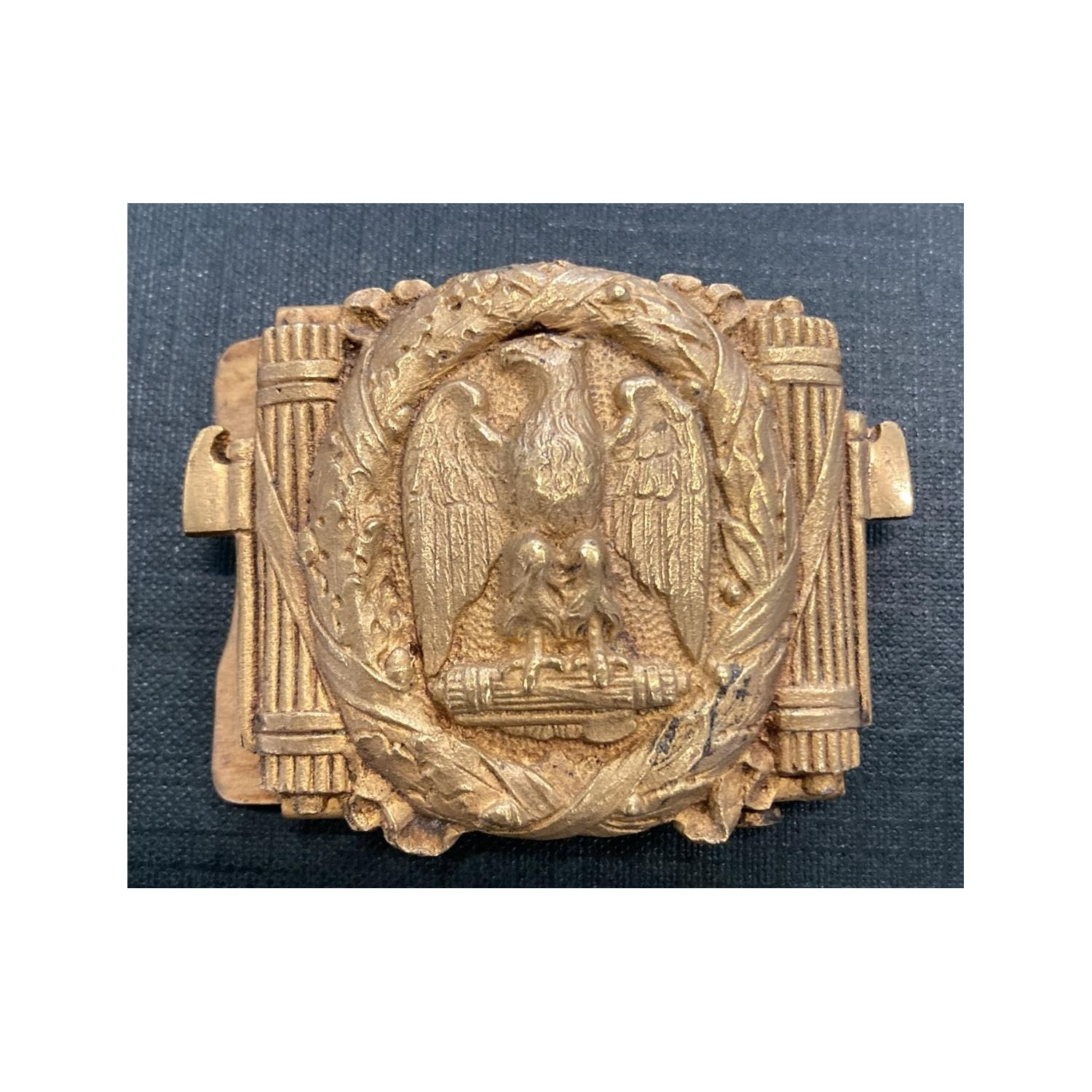 Superb PNF/MVSN parade buckle, square box model, rare