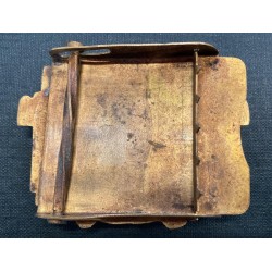 Stupenda fibbia da parata PNF/MVSN modello quadrato scatolato , rara