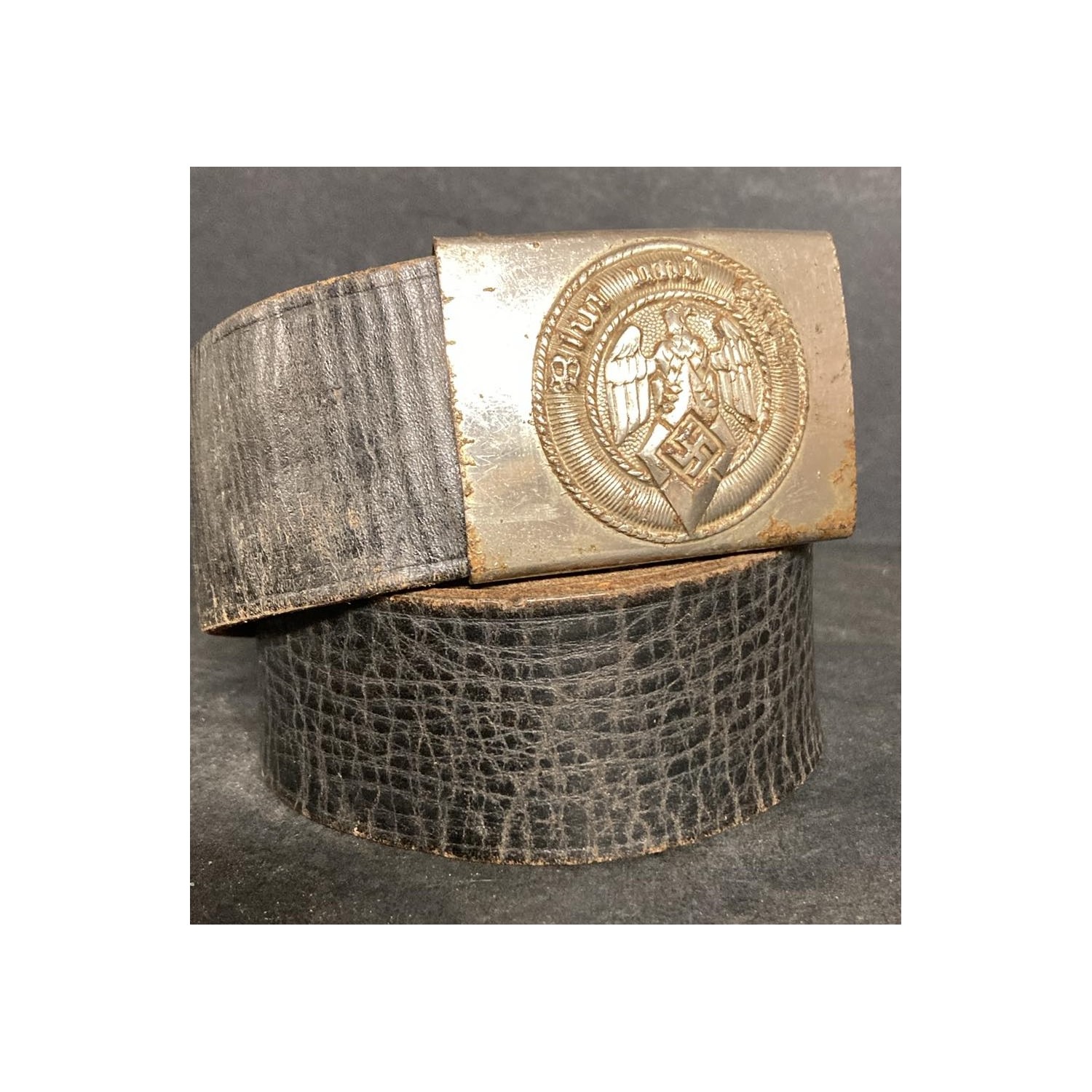 Hitlerjugend belt and buckle M4/24 Friedrich Linden