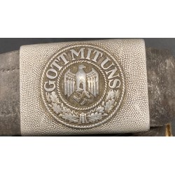 WH (Heeres) aluminium-based belt-buckle