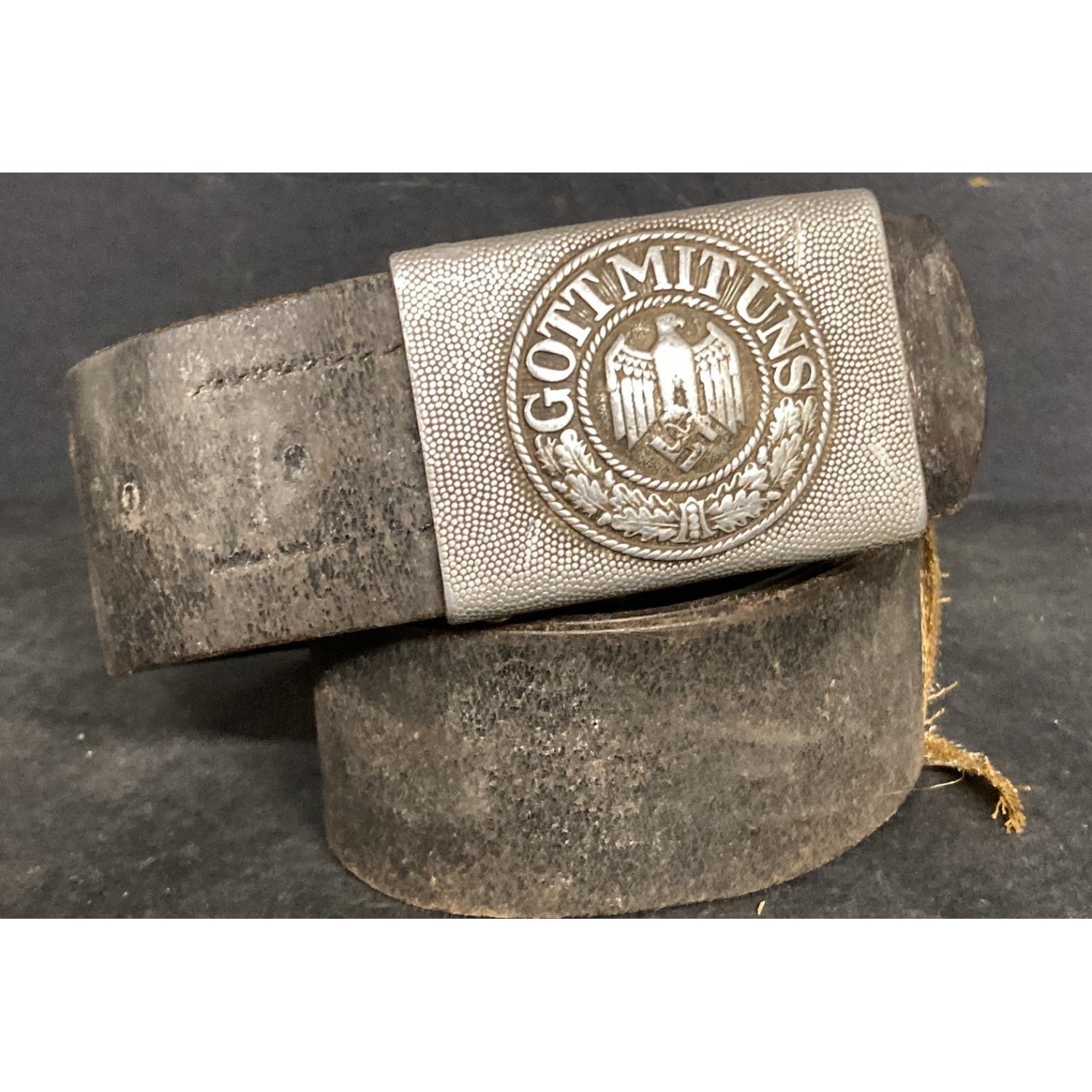 WH (Heeres) aluminium-based belt-buckle