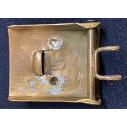Fibbia in ottone Front Heil Der Stahlhelm