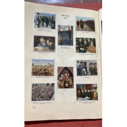 RARE 1933 COLOR CIGARETTE CARD ALBUM KAMPF UM’S DRITTE REICH (BATTLE FOR THE THIRD REICH) WITH OVER WITH OVER 270 COLOR PHOTOS