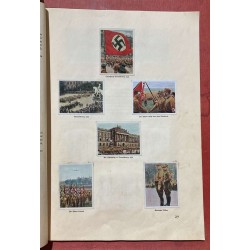 RARE 1933 COLOR CIGARETTE CARD ALBUM KAMPF UM’S DRITTE REICH (BATTLE FOR THE THIRD REICH) WITH OVER WITH OVER 270 COLOR PHOTOS