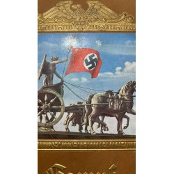RARE 1933 COLOR CIGARETTE CARD ALBUM KAMPF UM’S DRITTE REICH (BATTLE FOR THE THIRD REICH) WITH OVER WITH OVER 270 COLOR PHOTOS