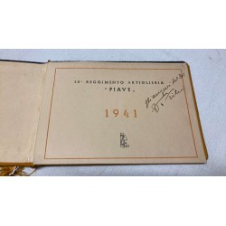 Calendario anno 1941  20° Reggimento Artiglieria "PIAVE"