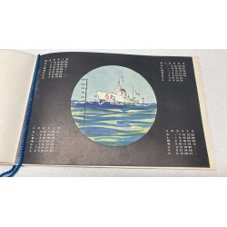 Raro calendario Regia Marina Secondo Gruppo Sommergibili Napoli 1938