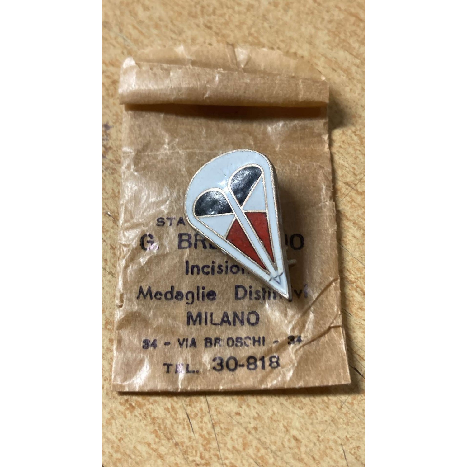 Distintivo 1a Divisione Paracadutisti tedschi 2a guerra mondiale