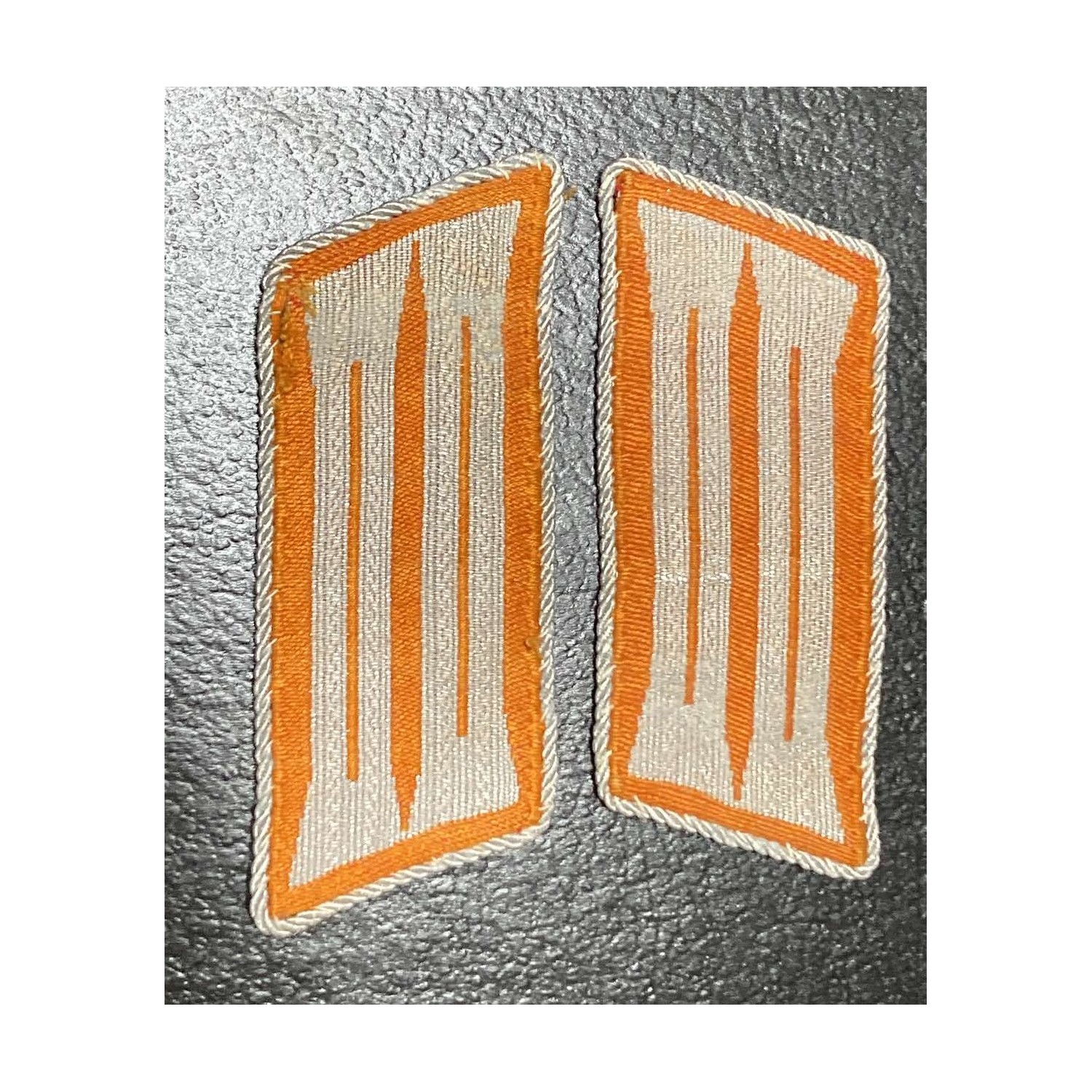 Pair of collar tabs Gendarmerie Third Reich