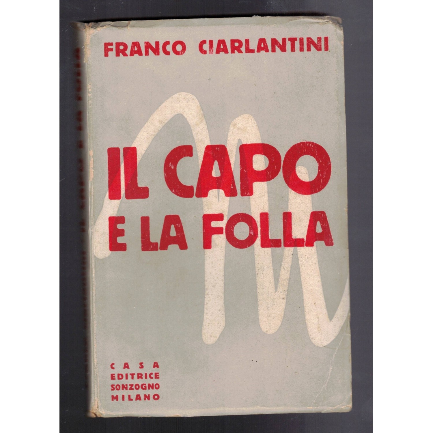 Il Capo e la Folla di Franco Ciarlantini  1935