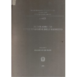 Esercito  Regolamento sulle Uniformi dell Esercito 1989