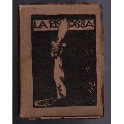 Book La Riscossa by Gabriele D Annunzio with dedication and autograph