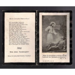 Sterbebilder luttino soldato austriaco 1° Reg. Tiroler Kaiserjager 1917