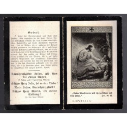 Sterbebilder Luttino soldato austriaco 1a Guerra Mondiale