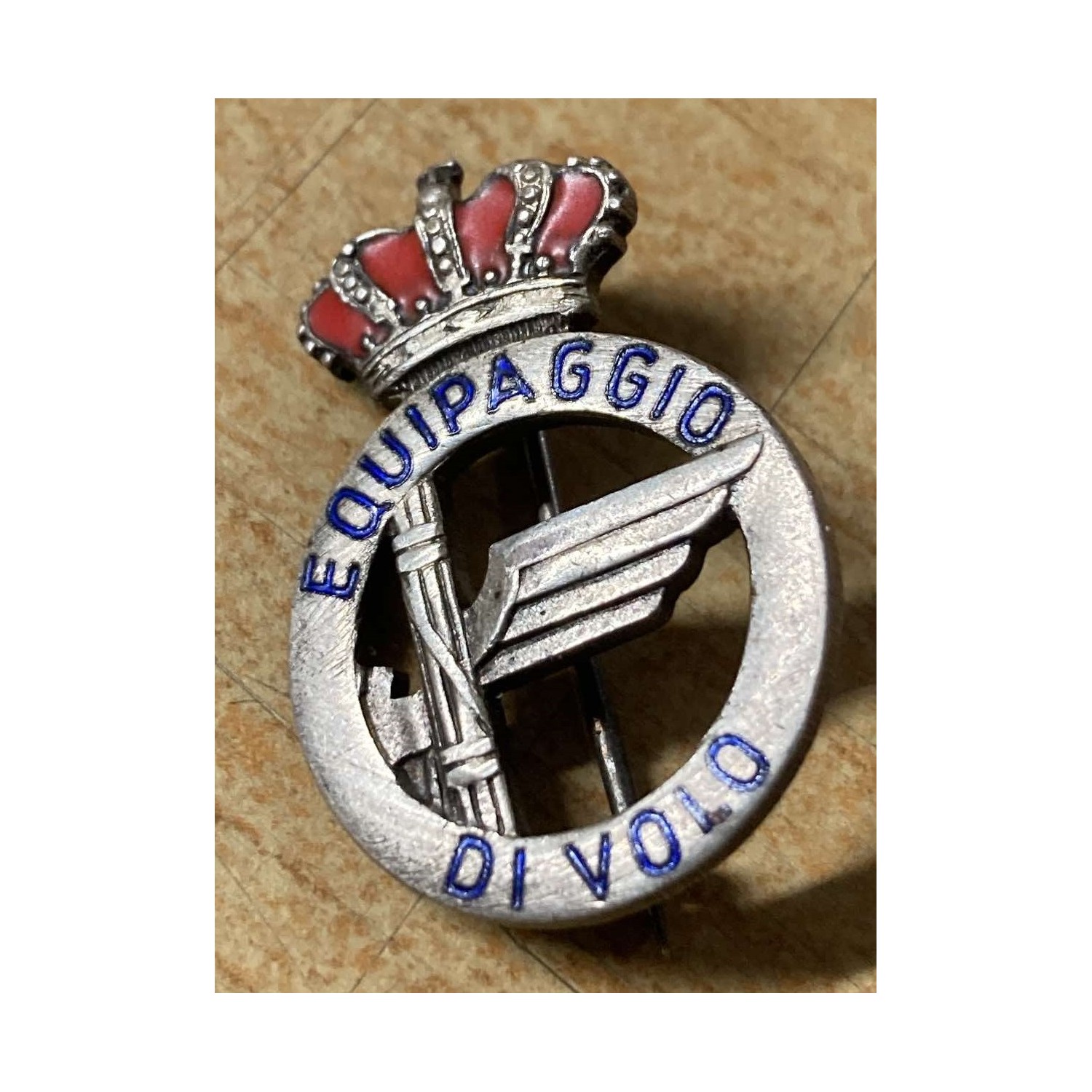 Distintivo Regia Aereonautica  EQUIPAGGIO di Volo da ufficiale