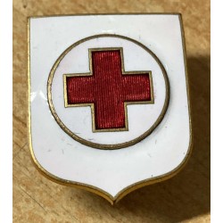 Distintivo da occhiello di giacca CRoce Rossa Italiana anni 20
