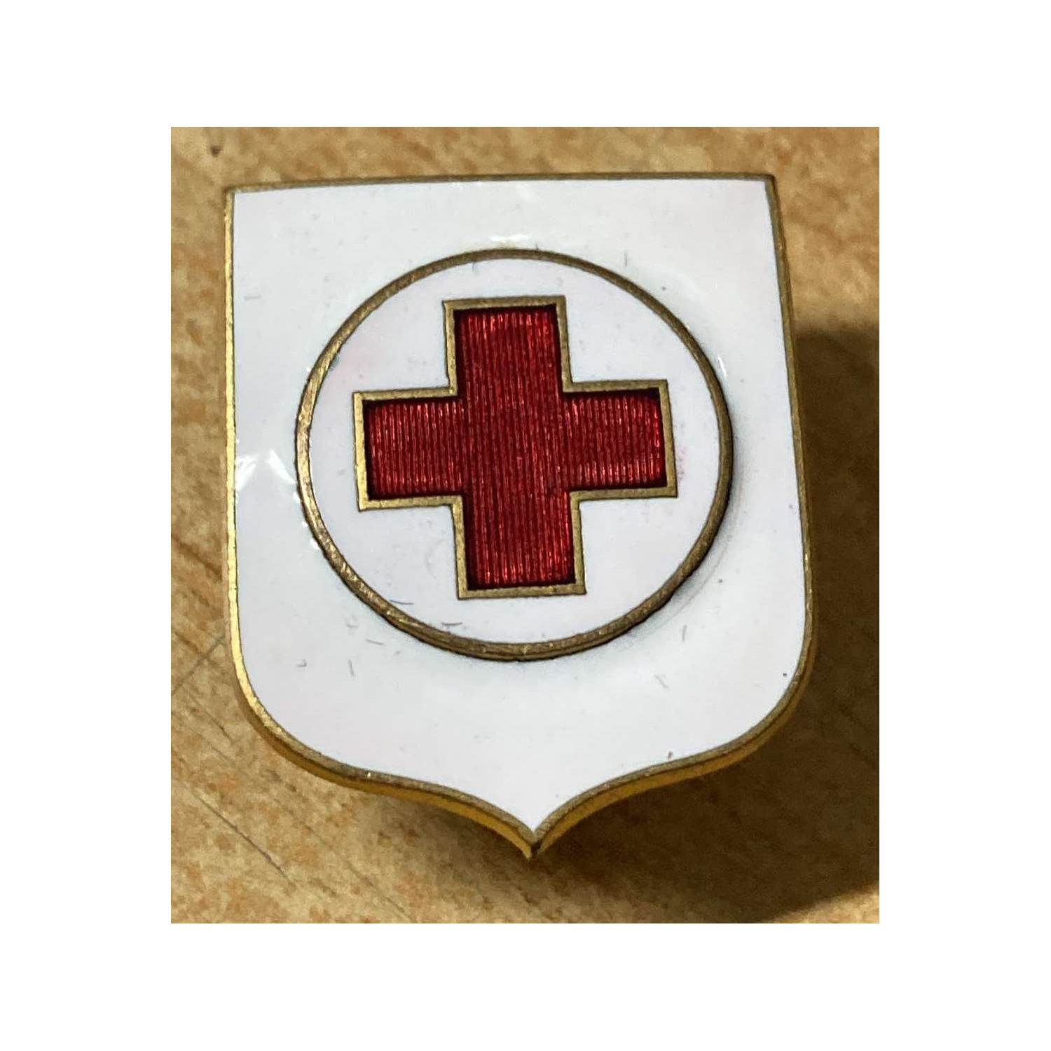 Distintivo da occhiello di giacca CRoce Rossa Italiana anni 20