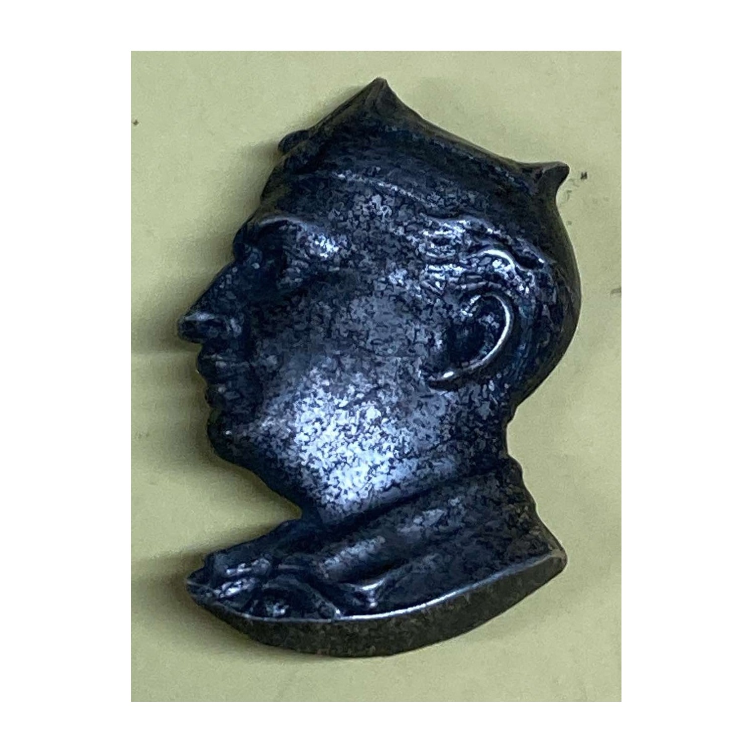 Francoist propaganda badge Spanish War Francisco Franco, producer F.lli Lorioli Milan