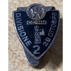 Distintivo da occhiello 2a Divisione CCNN 28 Ottobre