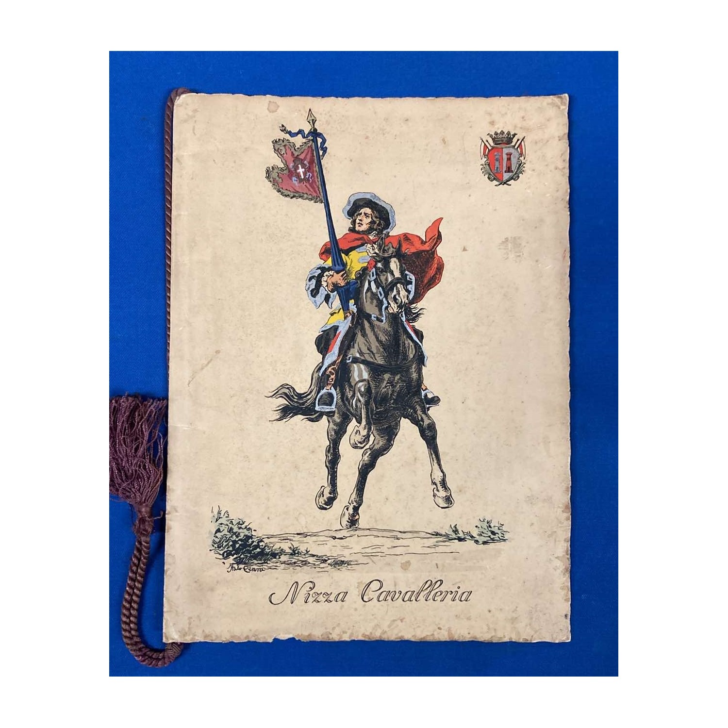 Historical military calendar NIZZA Cavalleria 1937