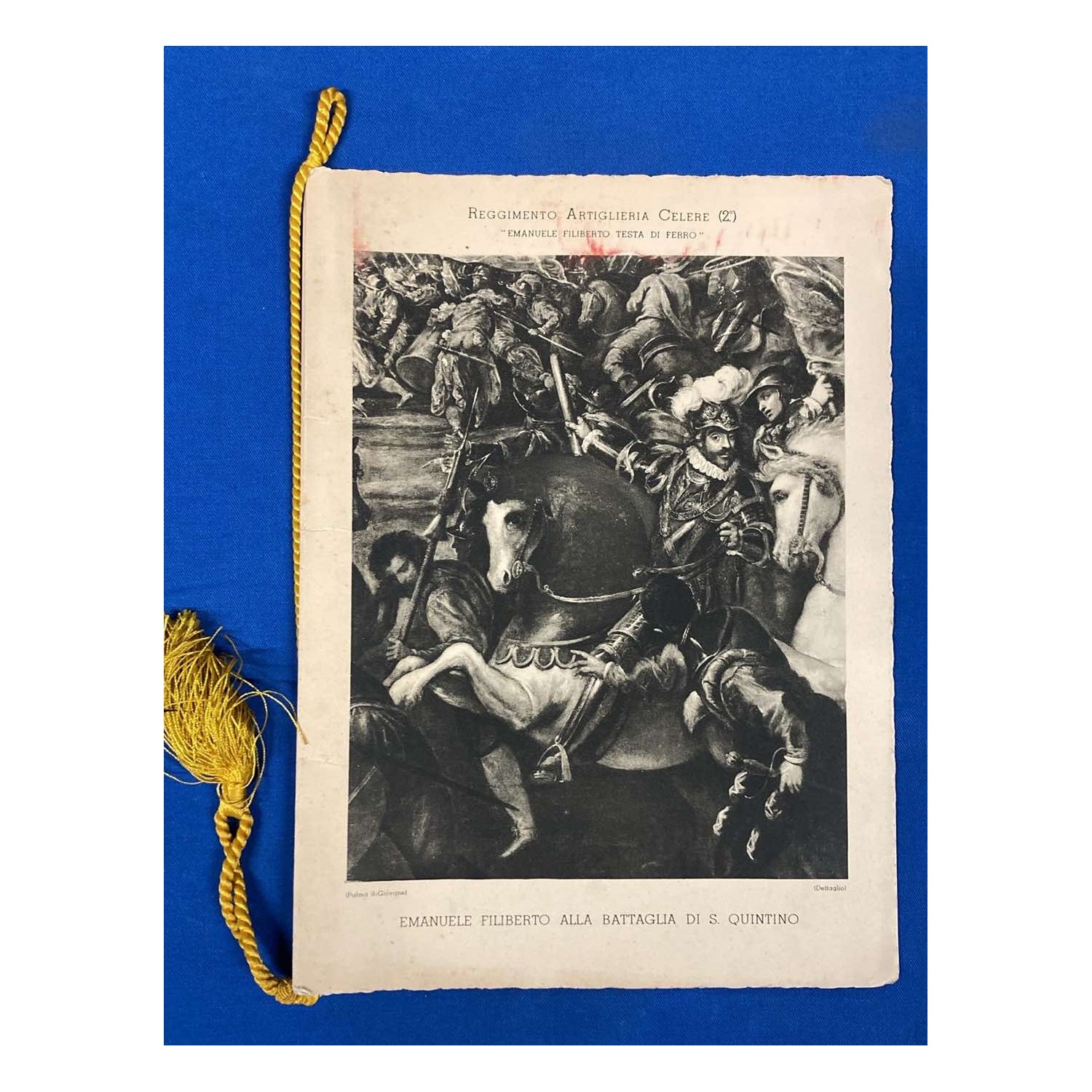 calendar 2nd Light Artillery Rgt Emanuele Filiberto