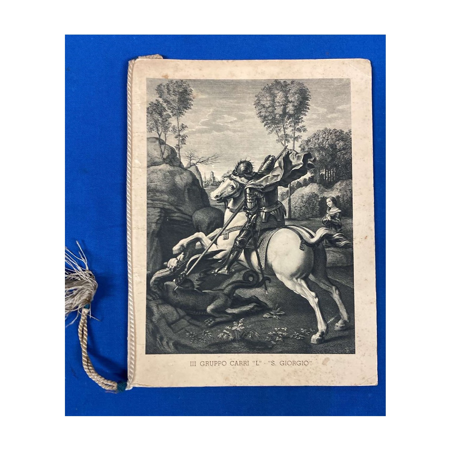 Calendario militare reggimentale III° Gruppo Carri "L" San Giorgio  1941