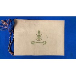 Rare regimental calendar of the 2nd Tank Infantry Regiment