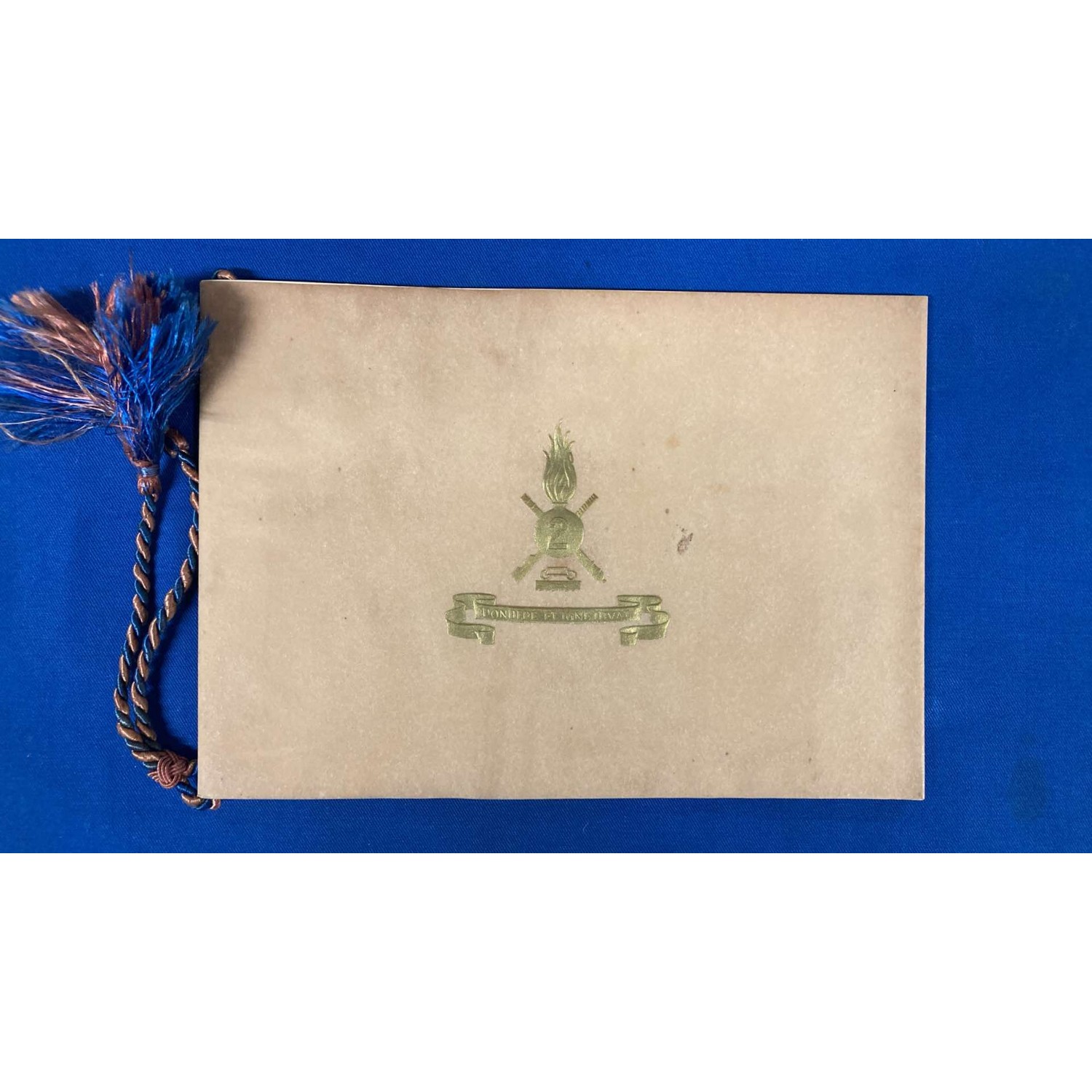 Rare regimental calendar of the 2nd Tank Infantry Regiment